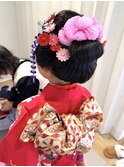 七五三 桃割 日本髪