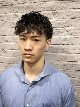 グレイスフル バーバープラチナム 六本木店(Graceful Barber platinum) ツーブロマッシュショート×メンズパーマ