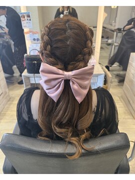 ニューヨーク ニューヨーク マザーズ イオン四條畷店(NYNY Mothers) ハーフアップ編み込み