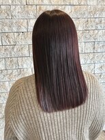 フラット 千葉(Flat.)&nbsp;ミディアム×バイオレットカラー【千葉駅・髪質改善】