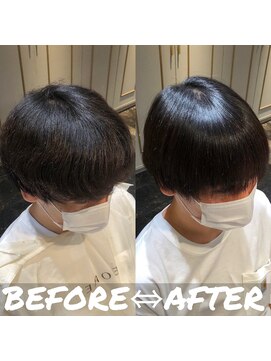 エノア 青山(ENORE) メンズ縮毛矯正/曲がる縮毛矯正/メンズ髪質改善/メンズカット