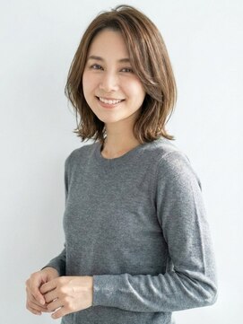 アンド 夙川(AND) くびれヘア/くびれボブ/外はねボブ/レイヤーボブ/ココアベージュ