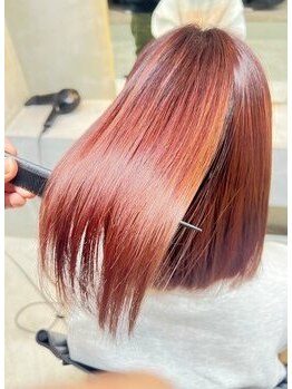 ウト(Uto)の写真/【メテオカラー】を新導入!!ケアしながら染められる髪質改善カラー◎ハイトーンカラーもできるのが凄い★