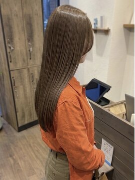 ニコリヘアワークス(nicori hair works) ロング×ベージュブラウン2