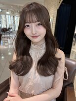 フォルテ 表参道店(FORTE) ミルクティーブロンド/ワンホンレイヤー/韓国巻き/顔周りカット