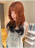 【chiaki】orange rootsルーツカラーデザインカラーオレンジ