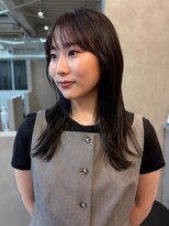 ジーレ 南堀江(jiire)&nbsp;オリーブグレー×レイヤーカット