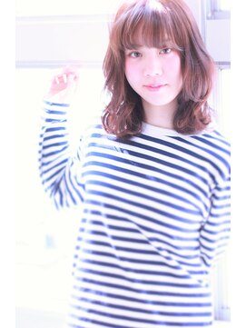 ヘアープロデュース ジェネシス(hair produce genesis) 【ゆるふわセミディ×厚めバング】