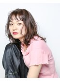 MEDIUM[グラデーションカラー・レイヤー・ショートバング]