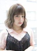 【salon de MiLK 原宿】トランスペアレントアッシュ×mixカール