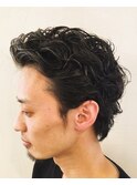 大人メンズパーマ
