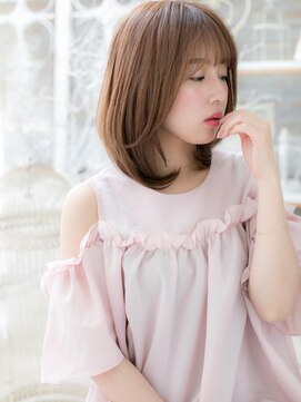 モッズヘア 越谷(mod's hair) *mod's越谷*シルキーベージュカラーの小顔ウルフミディアムb!