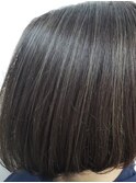 王道前下がりボブにハイライトを添えて/関雄太郎/at will hair