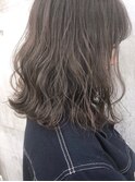 ふんわりミディ×ラベンダーベージュ