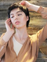 アルバム 渋谷パルコ(ALBUM)&nbsp;ニュアンスショート_ハイライトカラーオリーブカラー_86711