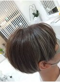 ツーブロック マッシュショート