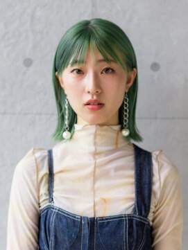 ニュウニュウ(NIU NIU) ジェイドグリーンボブ