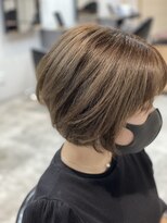 アフィックス ヘア 水天宮前店(affix hair)&nbsp;マッシュショート×アッシュべージュ