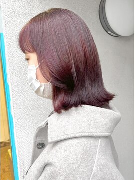 ヘアーメイクオズ(hair make O/S) ヘアメイクオズ&金あゆみ パープルベージュ