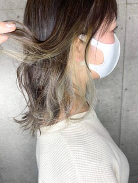 ヘアサロンエム 川越(HAIR SALON M) 【今村てるみ】グレージュインナーハイライトカラー