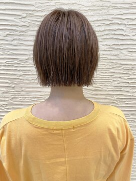 モリオ フロム ロンドン サッポロファクトリー店(morio FROM LONDON) 【morio】札幌ボブ　ぱつっとラインの外ハネボブ