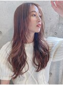 韓国くびれヘア/透明感オリーブグレージュ