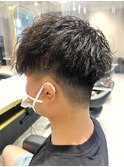 カット+ツイストスパイラル
