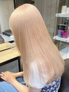 ベレーザ 渋谷(BELEZA) ba1563アッシュシルバーホワイトブリーチブリーチオンカラー