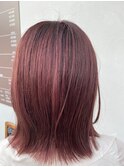 大人切りっぱなしボブヘアー