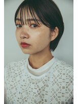 クラン(clan)&nbsp;外ハネボブセクションカラーグラデーションカラーペールベージュ