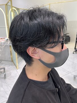 六本木美容室 白金店 爽やかセンターパート