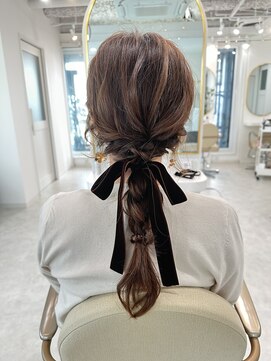 レミエ ダイカンヤマ(lemiie) 編み下ろし★結婚式セット★参列ヘア