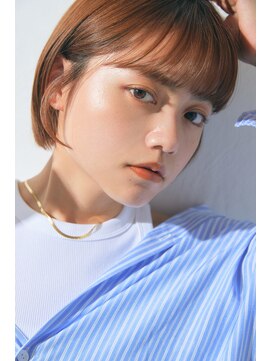 エイチツーオーアヴェダ 渋谷ヒカリエShinQs店 クロードモネH2Oアヴェダ ミニボブ×ベージュ系カラー【渋谷/渋谷駅】