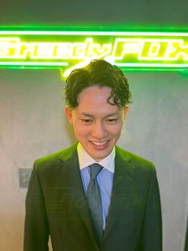 グリーディーフォックス 三軒茶屋(GreedyFOX) 波巻き/マッシュパーマ/ウルフ/ハイライト<理容室>三軒茶屋