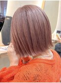ショートボブ切りっぱなしボブタッセルボブ長めボブダブルカラー