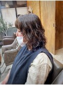 【山本智文】ミディアムパーマ