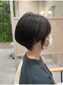 「ショート 耳掛け 20代30代」