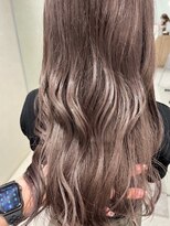 シー(THEE)&nbsp;艶髪ハイトーンカラーピンクベージュニュアンスカラー