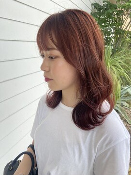 ファンビリ(Fambilly) red orange color