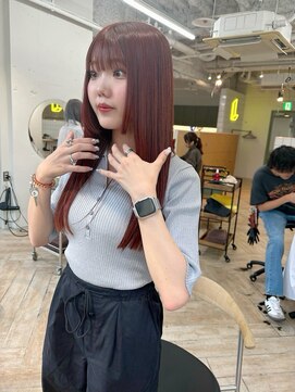 ラヴィズム(LUVISM) ◎韓国ヘアー顔周りレイヤーおくれ毛前髪万代新潟