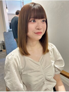 ノア(noah.) 姫カットの応用です