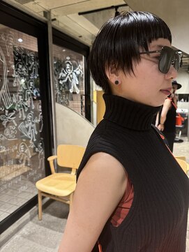 ビビト(bibito) bibito 小顔　タイトなぺたんこボブ