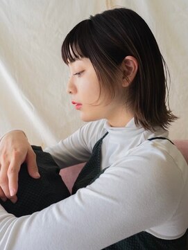 デビュー 沖縄泡瀬店(Debut) こなれミディ/イメチェン/前髪/アンブレラカラー/ウェーブパーマ