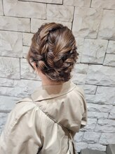 アオ(ao)&nbsp;セミロング×ヘアアレンジ