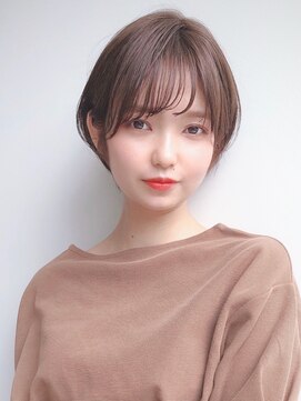 セイドット オモテサンドウ(Say. omotesando) say.黒髪ボブルフネビージュ小顔ワンレンショートミルクティー