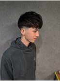 スパイラルパーマスペインカールダークアッシュニュアンスパーマ