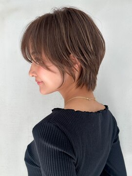 ギークス(GEEKS) 【GEEKS渋谷】くびれショート/アッシュグレージュ/20代30代/小顔