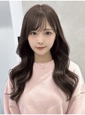 小顔ルーズウェーブ/モーヴグレージュ/髪質改善/20代30代/40代