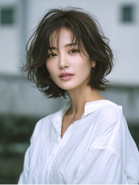 アルトリスト(Altruist Aging×HAIR&SPA) ★ダークアッシュ大人ガーリーボブ着物似合わせカット/髪質改善