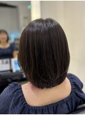 伸ばしかけミディアムレイヤー　AIR銀座タワー　藤本麻衣